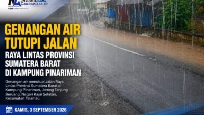 Warga Talamau Desak BMCKTR Atasi Banjir Langgan di Jalan Lintas Sumbar