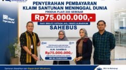 Brilife Tepati Komitmen, Bayarkan Klaim Rp 75 Juta Kepada Ahli Waris Nasabah Korban Kecelakaan di Pamekasan 