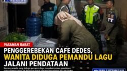 Operasi Senyap Dini Hari! Cafe Dedes di Kanali digrebek, Satpol PP Pasbar Sita Miras