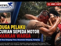 Teriak Maling Memecah Jumatan! Terduga Pencuri PCX di Sampang Babak Belur Dihajar Massa