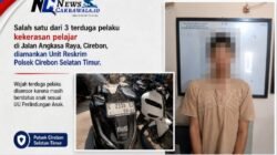 Viral Di IG! Polisi Cirebon Seltim Tangkap 3 Pelajar Pembacok Pakai Celurit di Jalan Angkasa Raya