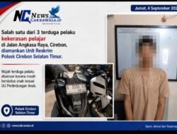 Viral Di IG! Polisi Cirebon Seltim Tangkap 3 Pelajar Pembacok Pakai Celurit di Jalan Angkasa Raya