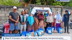 Sembako PROBEBAYA 2026 Diserahkan, Warga RT 35 Gunung Kelua Sambut Positif