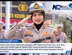 Mengemban Amanah Kamseltibcarlantas, Kasatlantas Polres Kediri Kota AKP Septia Intan Putri Siap Hadirkan Layanan Humanis dan Modern