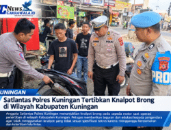 Knalpot Brong Jadi Sasaran, Satlantas Polres Kuningan Tertibkan 36 Motor di Cirendang dan Ciawigebang 
