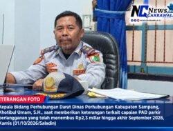 Tancap Gas Kejar Target! Realisasi PAD Parkir Berlangganan Dishub Sampang Tembus Rp2,3 Miliar, Strategi Razia Gabungan dan Samsat Keliling Jadi Senjata Andalan