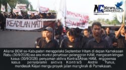 September Hitam di Pamekasan, Aliansi BEM Kepung Kantor Bupati, Soroti Pelanggaran HAM hingga Kasus Andrie Yunus dan Desak Kejaksaan Usut Proyek Jalan Mangkrak