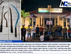 Dibacok Bertubi-tubi Pakai Celurit, Tekab 852 Polresta Cirebon Bekuk 3 Pelaku Pengeroyokan Brutal di Losari, 5 Sajam Disita