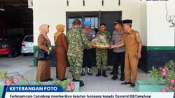 Forkopimcam Camplong Kompak Beri Kejutan Tumpeng, Wujud Soliditas di HUT ke-81 TNI