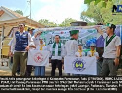 Libatkan Sekolah hingga Masjid, MDMC-LAZISMU dan HMI Pamekasan Kolaborasi Atasi Kekeringan dengan Pola Multi-Helix