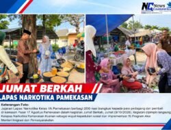 Semangat Berbagi di Pasar 17 Agustus, Lapas Narkotika Pamekasan Bagikan 200 Nasi Bungkus di Jumat Berkah: Pemasyarakatan Harus Dekat dan Bermanfaat Bagi Masyarakat