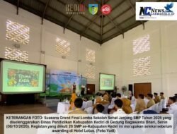 SMPN 1 Mojo Torehkan Prestasi, Raih Juara 2 Sekolah Sehat Tingkat Kabupaten Kediri