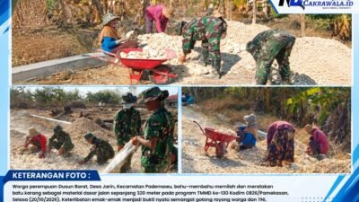 Dari Jalan Rusak Jadi Jalan Mulus! TMMD 130 Pamekasan Wujudkan Impian Warga Jarin