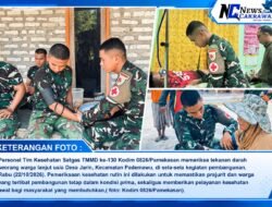 Bukan Hanya Bangun Jalan dan Rumah, Satgas TMMD 130 Pamekasan Juga Jaga Kesehatan Warga Jarin