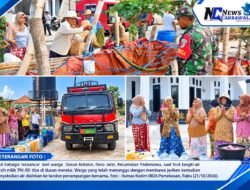 Kodim 0826/Pamekasan Salurkan 5000 Liter Air Bersih Untuk Warga Katalon Yang Dilanda Kekeringan 