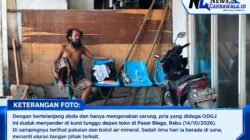 Warga Blega Minta Pemkab Datang: Pria Terlantar 5 Hari Di Pusat Keramaian Pasar  