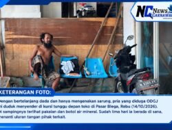 Warga Blega Minta Pemkab Datang: Pria Terlantar 5 Hari Di Pusat Keramaian Pasar  