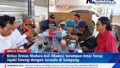 Perkuat Sinergi dengan Insan Pers, Ketua Madas Serumpun Umar Faruq Gelar Silaturahmi Hangat di Sampang