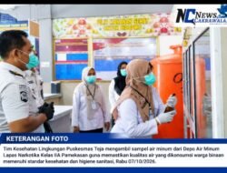 Jaminan Mutu Makanan Warga Binaan, Lapas Narkotika Pamekasan dan Puskesmas Teja Rutin Sidak Dapur