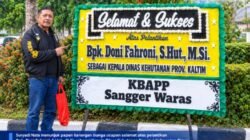 ADA APA DI DINAS KEHUTANAN KALTIM? Papan Ucapan untuk Doni Fachroni Picu Tanda Tanya, Suryadi Nata Minta Pemprov Buka Suara