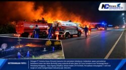 Karhutla Ancam Ruas Tol Sumatra, Hutama Karya Siagakan Armada Pemadam dan Imbau Pengendara Waspada