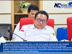 Dari Kantor Pemkab Paser, La Ode Nasir Ingatkan Ranperda Jasa Lingkungan Harus Berpihak ke Penjaga Hutan