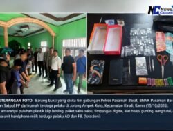Siang Bolong Digerebek, Rumah di Kinali Ternyata Markas Transaksi Sabu