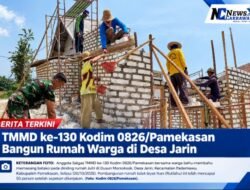 Gotong Royong TNI-Warga Kian Solid, Rumah Jufri di Pademawu Sudah Terbangun Separuh